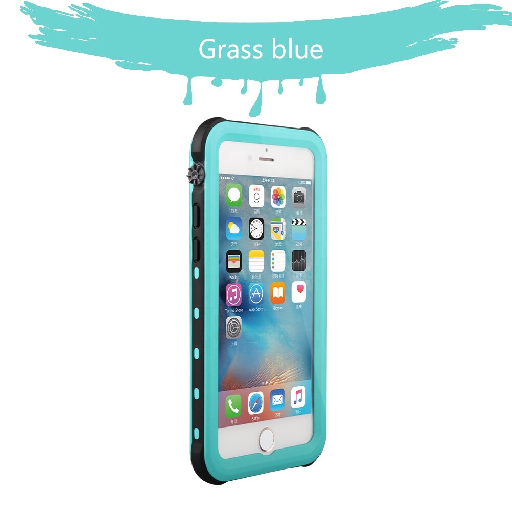 Redpepper mobiltelefon tpu mjukt vattentätt fodral för iphone 6 6s 7 8 plus x