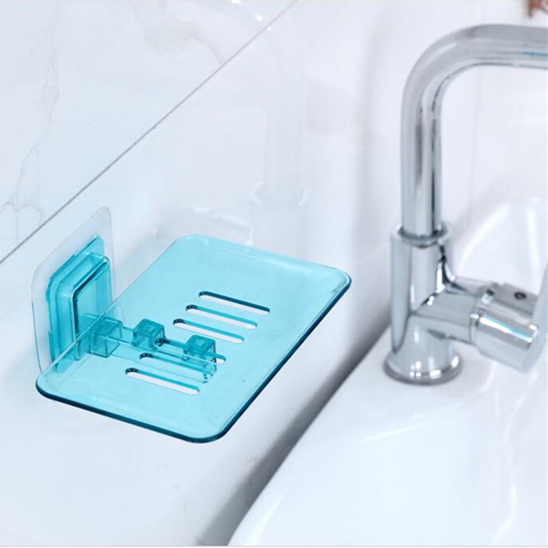 Porta sabonetes dupla camada 1 peça, acessórios para banheiro, cozinha, recipiente de sabão, de plástico