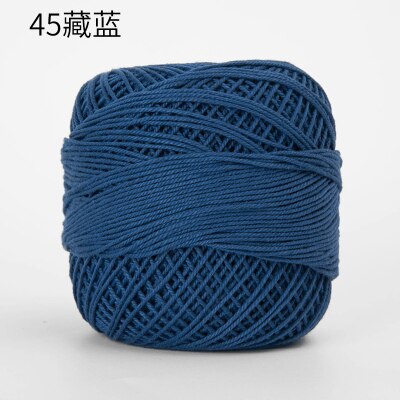 20g laine soie épaisse Crochet fil dentelle Wayuu sac main-bricolage Crochet été coton Fine laine à tricoter: 13
