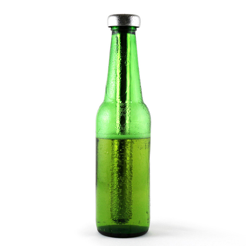 Confezione da 2 bastoncini per refrigeratore di birra, asta di raffreddamento per birra in acciaio inossidabile con apribottiglie per Bar, Pub, casa, ristorante