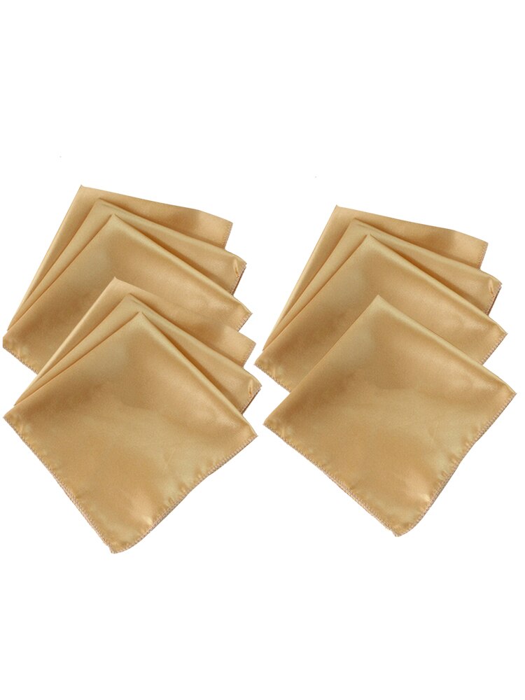 10 Uds 30x30cm Mesa servilleta cuadrada de servilleta de tela suave pañuelo de bolsillo de tela boda accesorios de de cumpleaños
