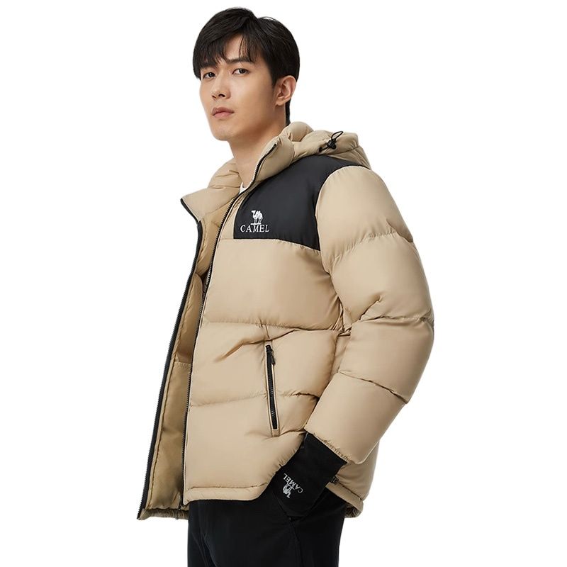 GOLDEN CAMEL Outdoor Down Jackets Women Men's Winter Coats Windbreakers Thickened Plush Bread Jacket for Men Autumn