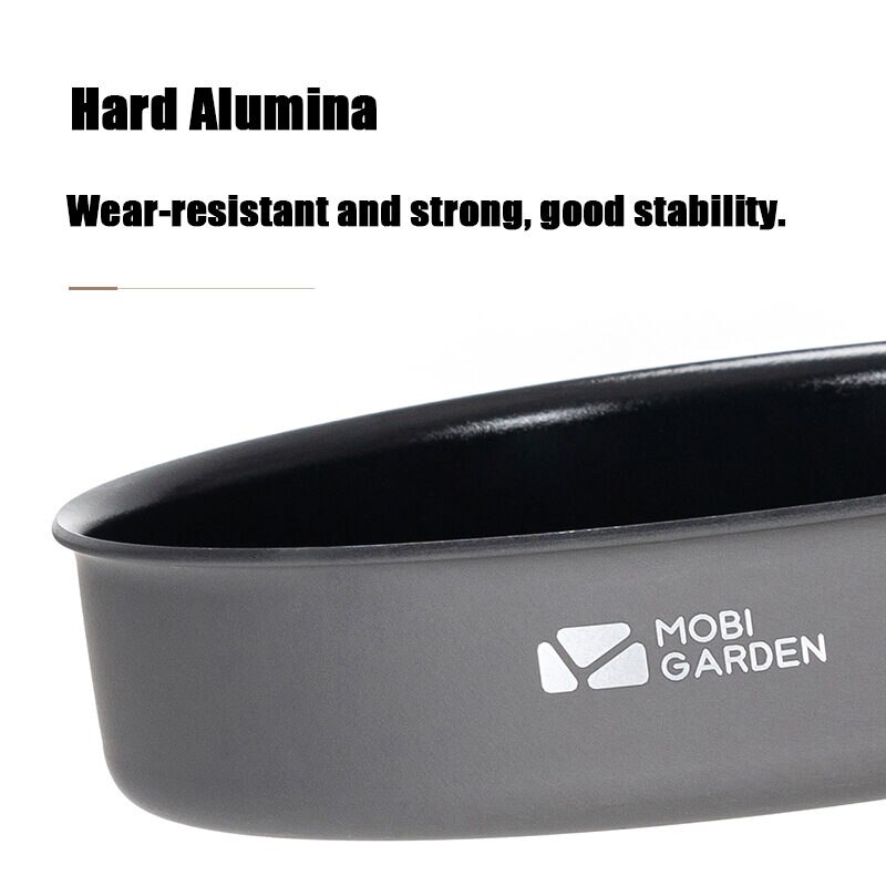 MOBI GARDEN Frying Pan Outdoor Camping Folding Frying Pan Frying Pan Steak Pot Portable Pan BBQ Supplies