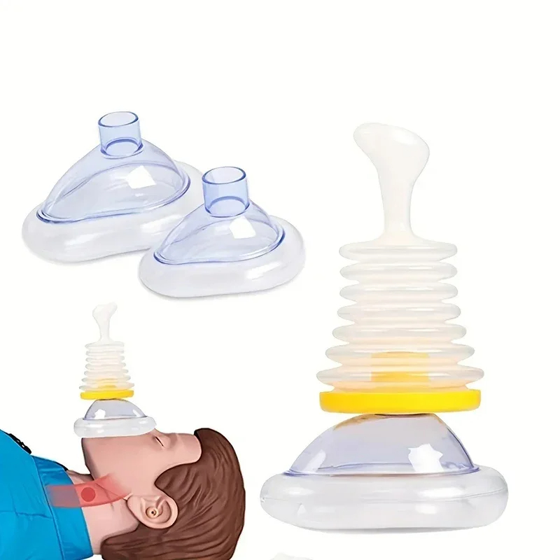 Tragbares Erste-Hilfe-Set, Life Vac Saving Supplies, Zuhause, Outdoor, Erstickungs-Kombi-Kits, Asphyxia Rescue Vac-Gerät für erwachsene Kinder
