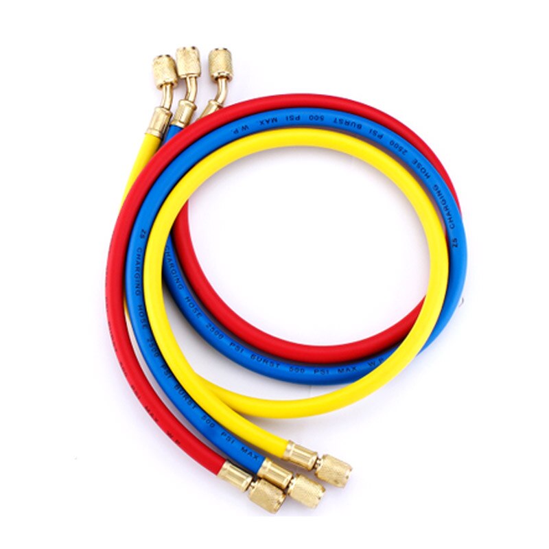 Air Conditioning Manifold Gauge Tool Set With Hose/Quick Coupler/Bottle Opener For R134A Air Condition Refrigeration