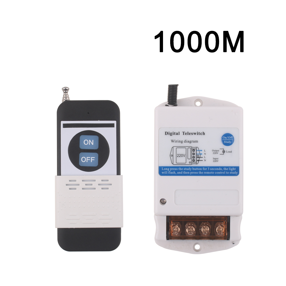 1000m 3000m 5000m 220V Kleine afstandsbedieningschakelaars