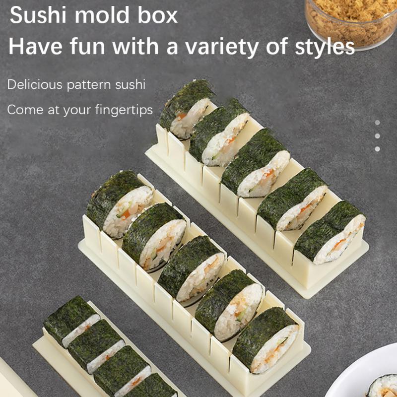 Sushi Maker Seaweed Rice Rolls Sushi Moulds Rice Ball Moulds Food-grade PP Sushi Mold Box Kitchen Tools Sushi Tools