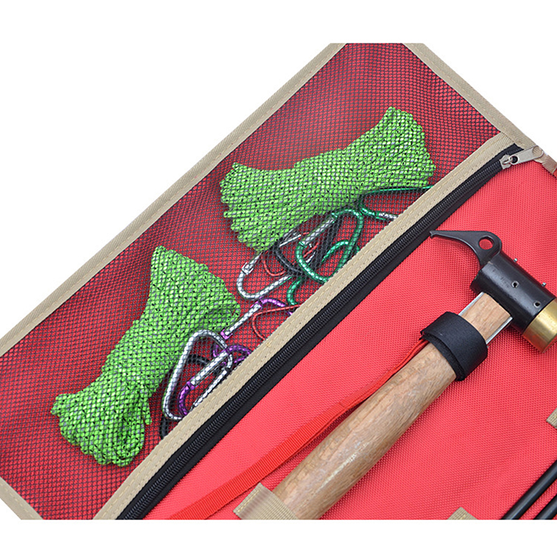 Sac de rangement d&#39;ongles au sol, tente de Camping en plein air, piquets, marteau en tissu Oxford, corde à vent, tente, pochette de rangement d&#39;ongles