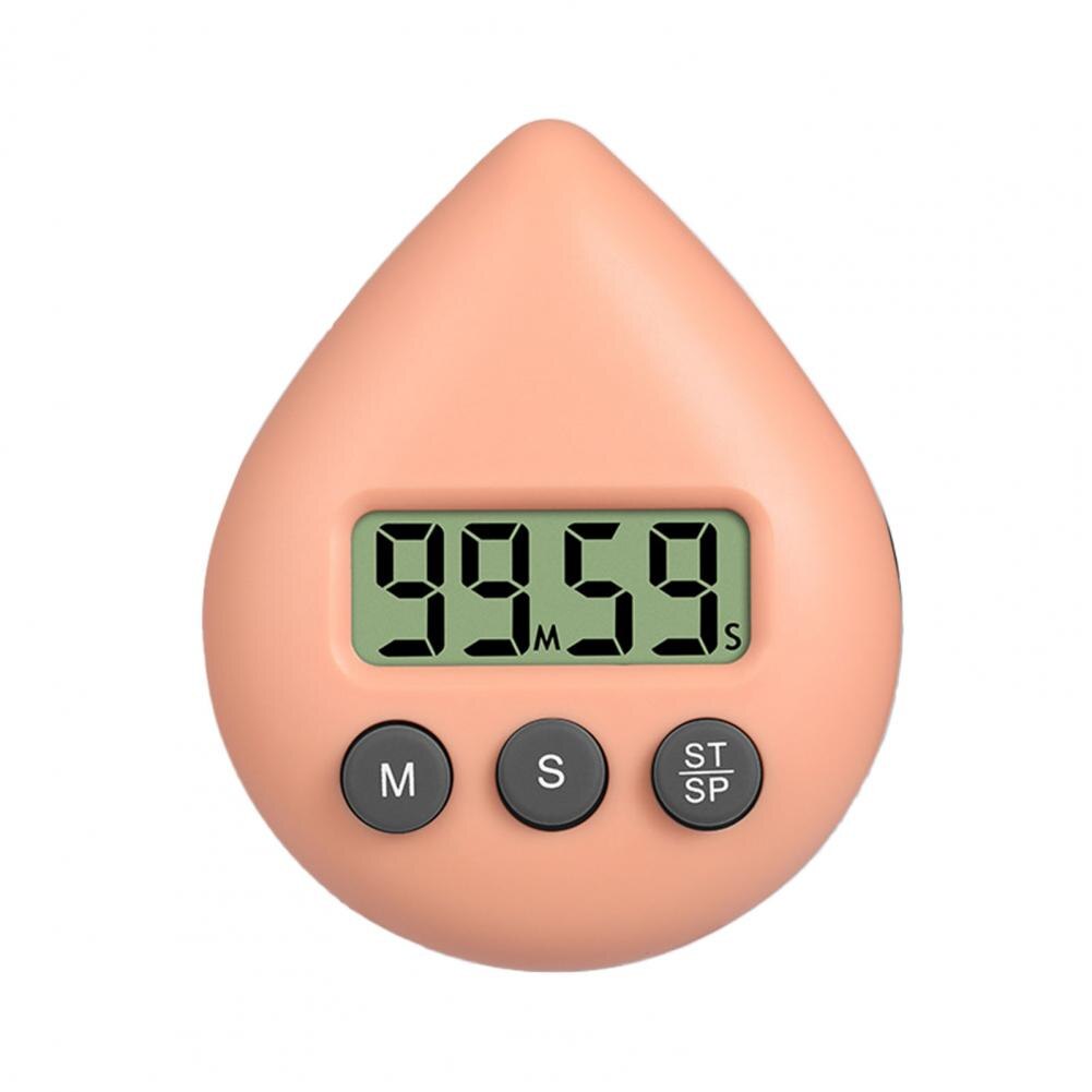 LCD Screen Electric Timer ABS kitchen timer Loud Sound Alarm Timer Electric Digital Timer Reminder temporizador таймер кухонный: YELLOW