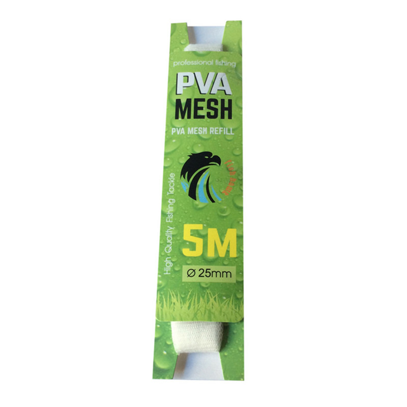 PVA Mesh Soluble Fishing Nets 5M 25mm 37mm Carp Fishing Feeder Trap Bait Bag Nets Soluble In Water To Beat The Nest: 25mm one pcs