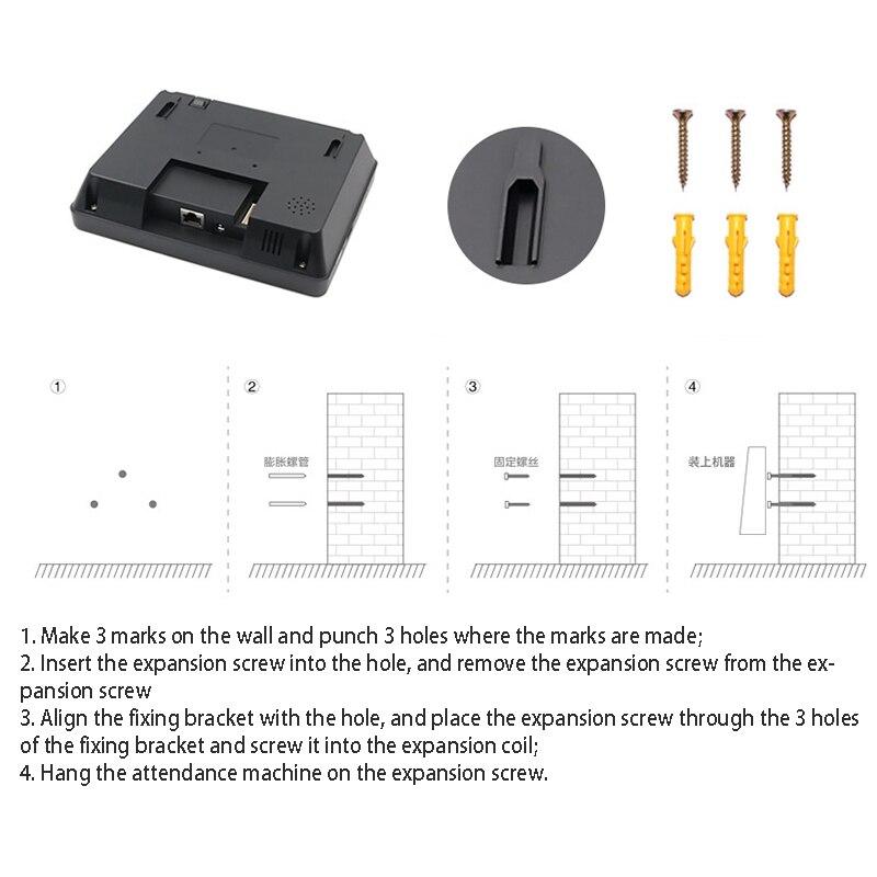 Fingerprint Attendance Machine Lcd Display Usb Fingerprint Attendance System Time Clock Employee Checking-In Recorder