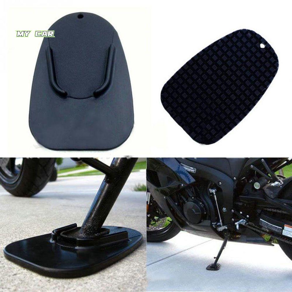 Supporto per estensione piastra antiscivolo in plastica nera Accessori per moto Cavalletto Supporto per cavalletto per moto