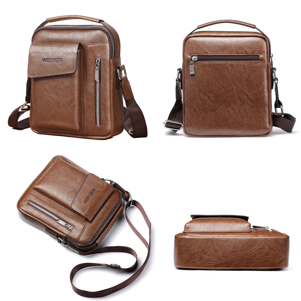 männer Tote Taschen Set Mann Vintage Leder Messenger Tasche Männlichen Kreuz Körper Schulter Business Taschen Für Männer bolsas männlichen