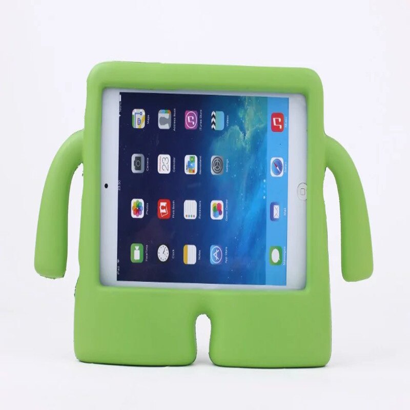 Leuke cartoon eva-hoes voor apple ipad 7.9 inch, veilig voor kinderen, siliconen beschermhoes voor ipad mini 2 , 3 , 4 mini 3: Groente