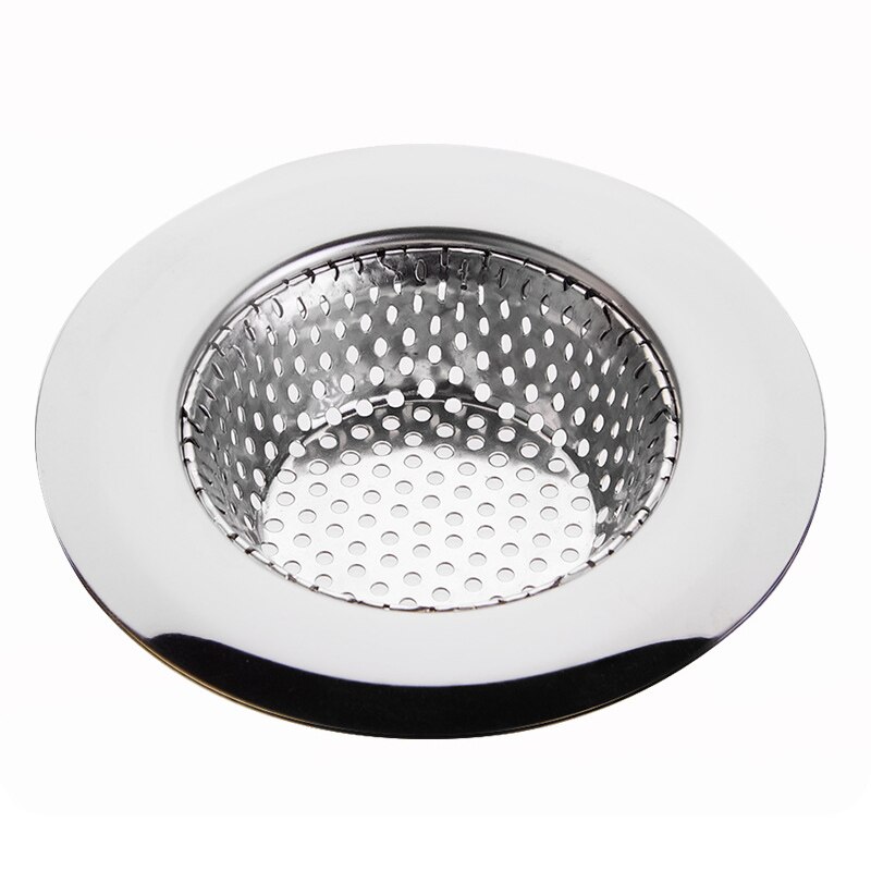 Stainless Steel Kitchen Sink Strainer Waste Plug Drain Stopper Filter Basket: large