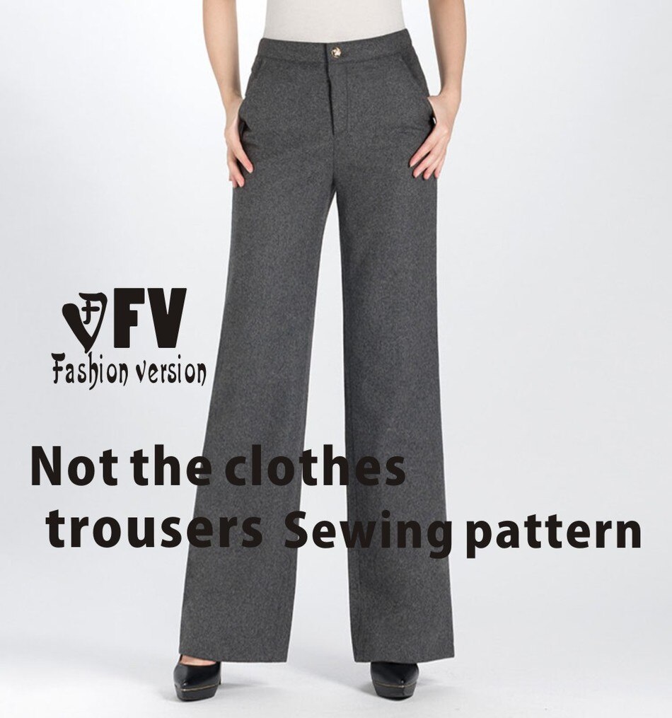 Wijde Pijpen Broek Broek Naaien Patroon De Broek Patroon (Niet De Broek) Elastische BCK-32