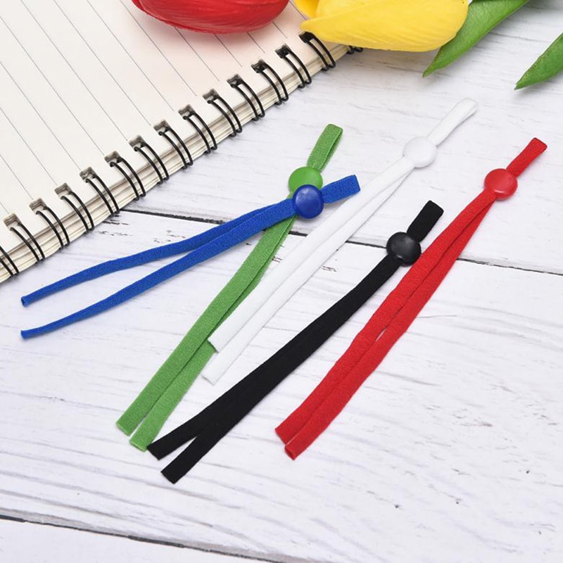 10 st mask sy elastisk bandkord med justerbart spänne stretchig mask öronögla snodd öronskydd rep diy gör förnödenheter