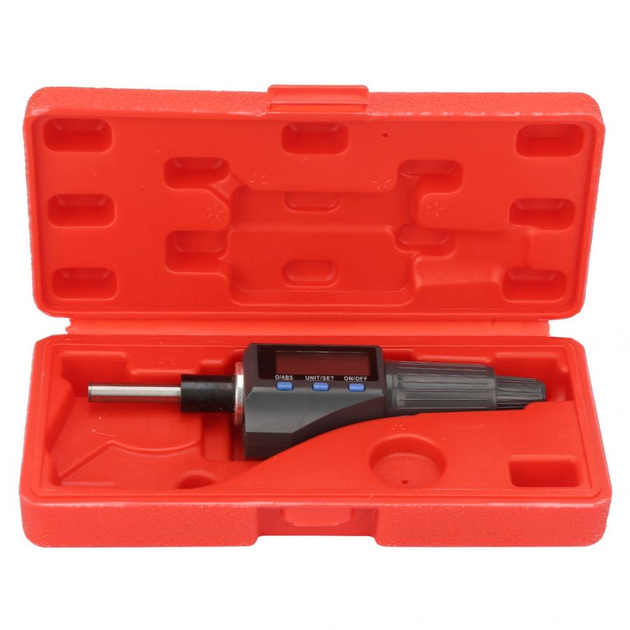 0-25mm 0.001mm High Accuracy Electronic Digital Micrometer Head Metal Caliper Gauge Diameter Measuring Tool Head