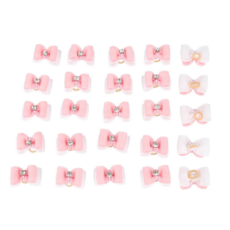 Kleine Hunde Haar BöGen Haustier Welpen Zubehör Yorkshire Für Haustiere Haar Clips Körperpflege Tisch BöGen animaux accessoires chien Stock: 4116