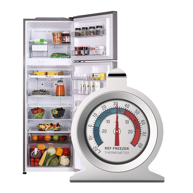 Y67A-2 szt. Termometr robić lodówki 20 ℃ ～20 ℃ /-20 ℉ ～80 ℉ Termometr analogowy robić lodówki z dużą tarczą robić zamrażarki