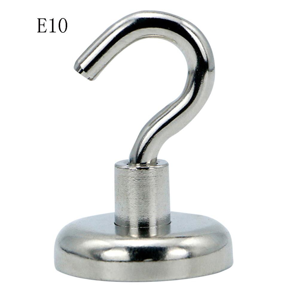 1pcs Magnetic Hooks Powerful Heavy Duty Neodymium Magnet Refrigerator Surfaces Not Scratch For @Q: 10 x 31.5 mm