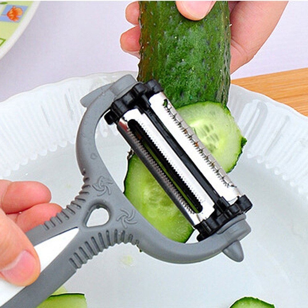 Multifunctionele 360 Graden Roterende Keuken Tool Groente Fruit Aardappel Wortel Dunschiller Rasp Cutter Slicer Meloen Gadget