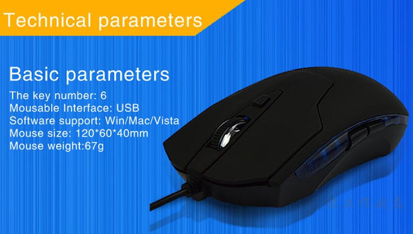 2400DPI LED optique 6D USB filaire jeu souris pour PC ordinateur portable jeu utilisateur pour les joueurs haut de gamme connectivité intelligente # T2