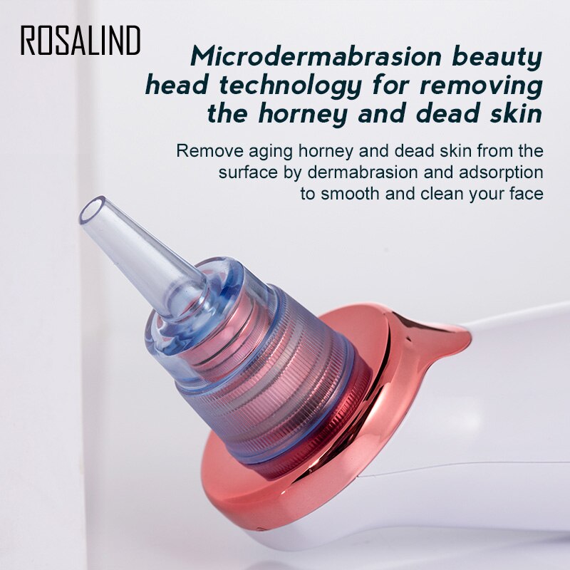 ROSALIND Blackhead Remover Vacuum Cleaner With USB Charging Black Dot Facial Pore Cleaner Pimple Skin Spot Remover Care Tools