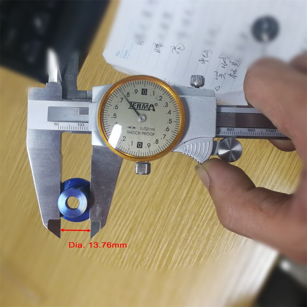 NICECNC Brake Disc Bobbins & Circlip Sets FOR for discs from 4.5 - 5.2 mm Manufactured thickness 6pcs