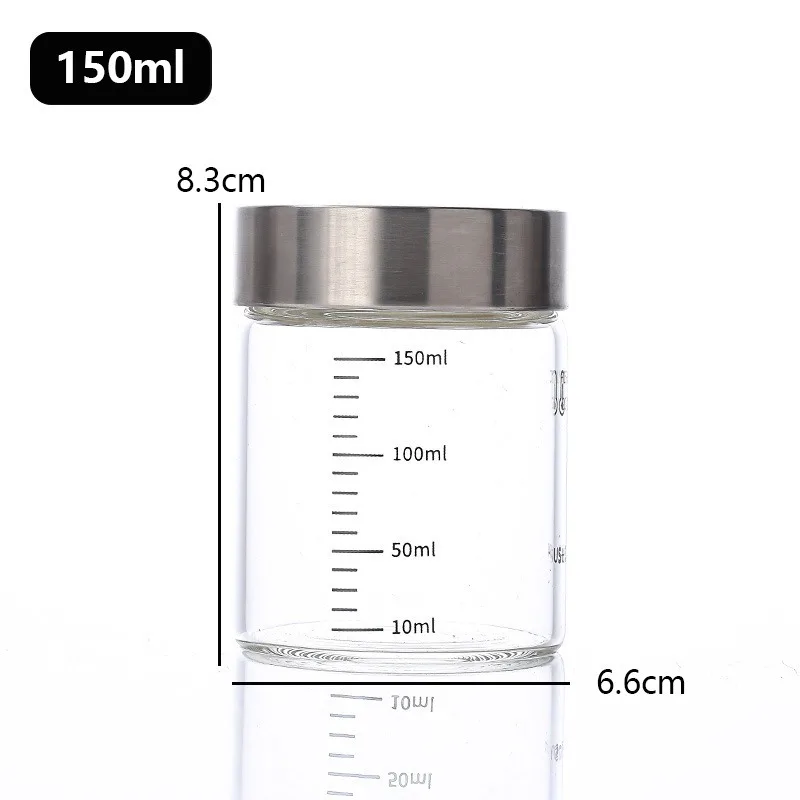 1Pcs High Borosilicate Glass Bottle Leak-proof Bottle Brewing Wine Bottle with Scale Coffee Cup Household Travel Fluid Container: green