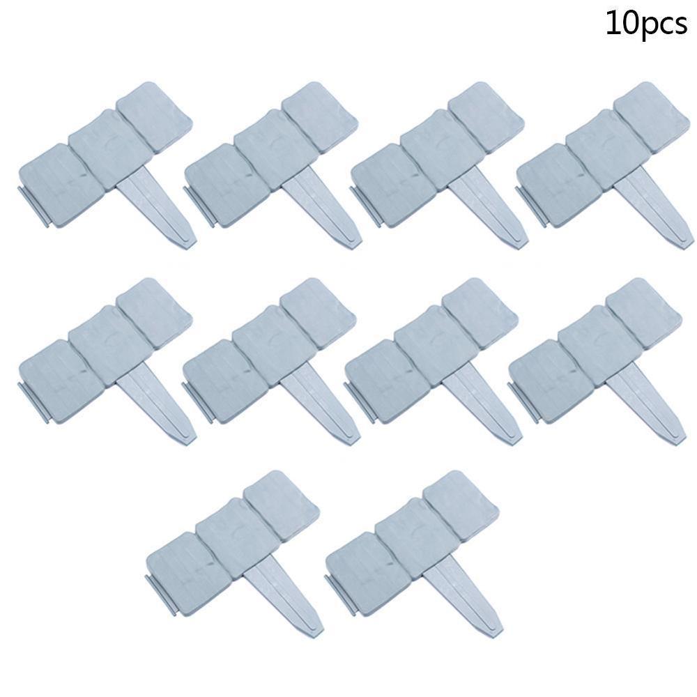 1-10pcs 10x25cm Plastic Garden Lawn Grass Edging Border Traditional Grey Stone Effect Mulch Plant Divider: 10 pcs