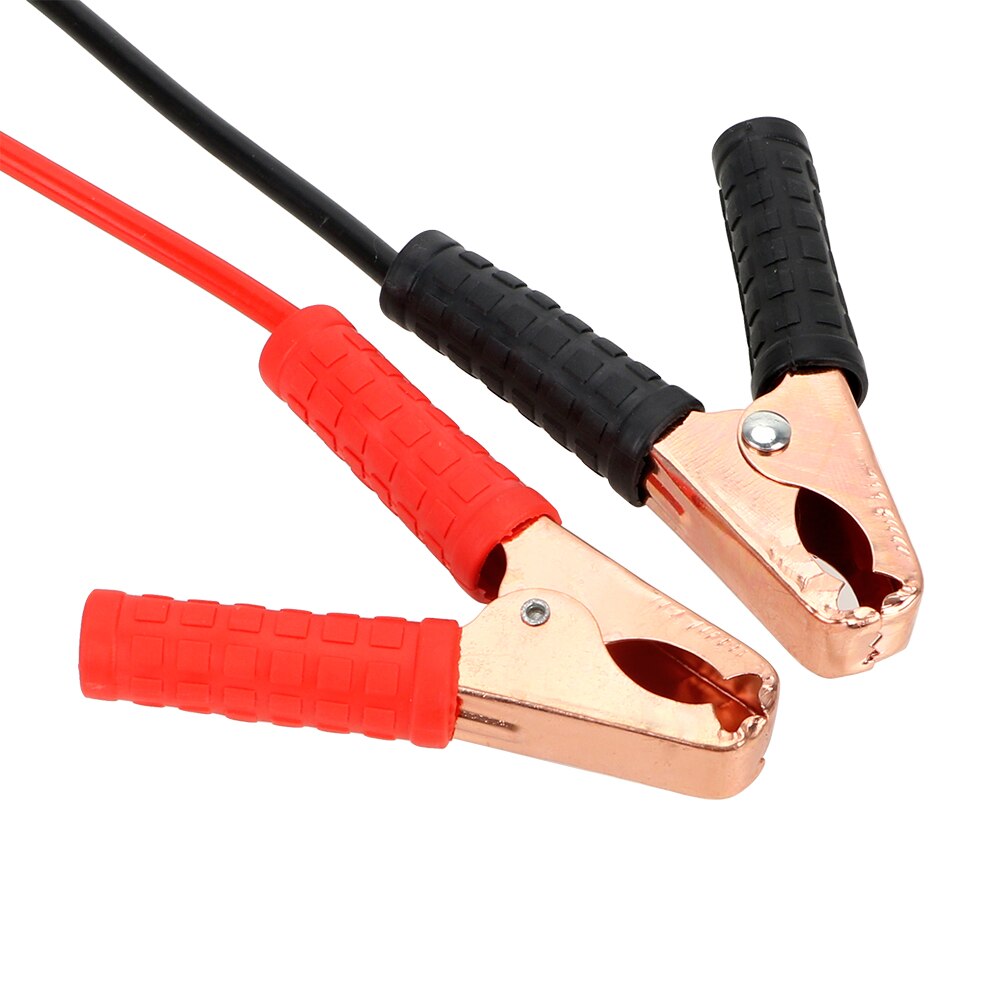Bilbatteri jumper booster kabel bil batteri linje bil udskiftning nødbrand linje kobbertråd 2m 500a tændingslinje værktøj