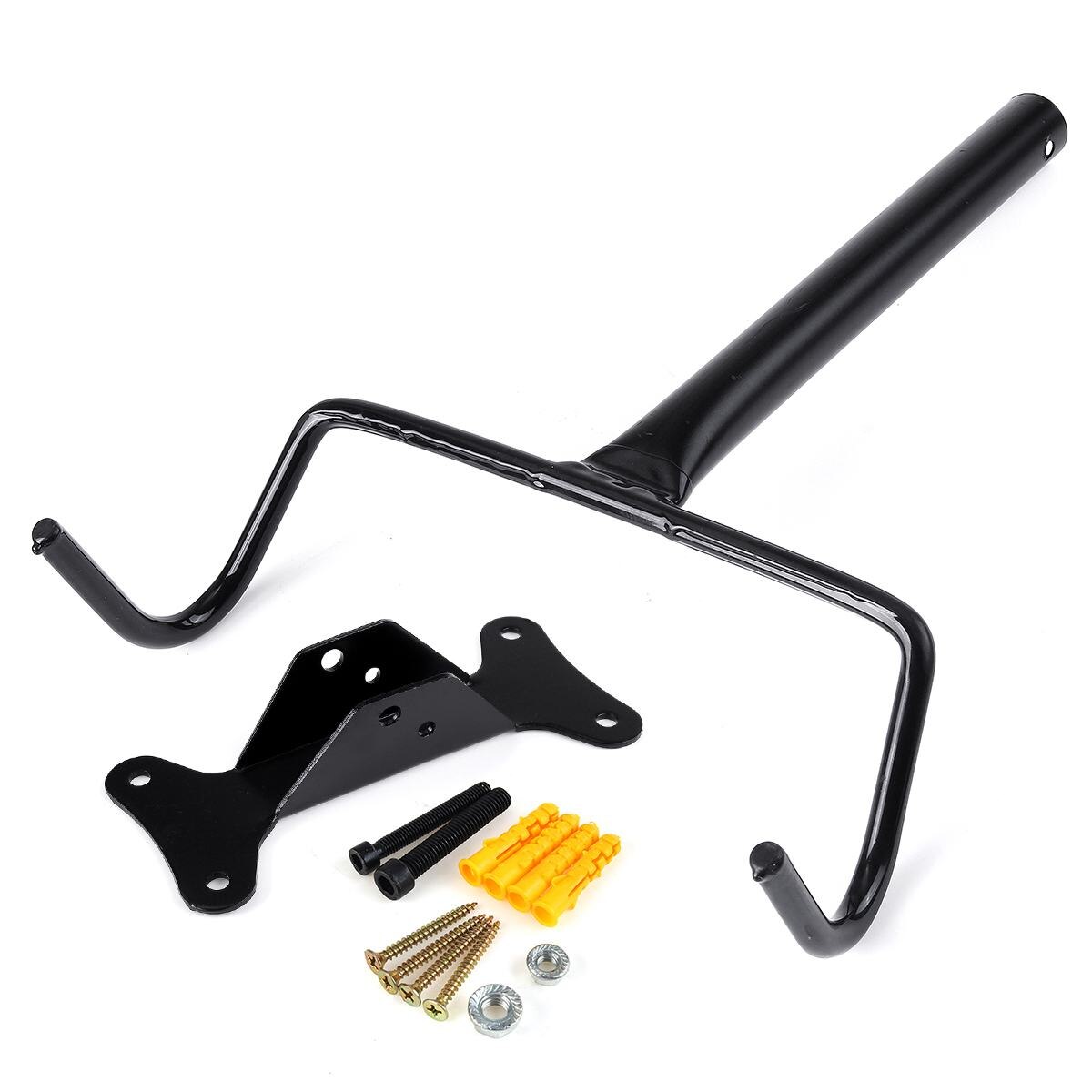 Rangement vélo vélo fixation murale pince vtt vélo de route support étagères Garage entretien cintre réparation travail support pour vélos: Black