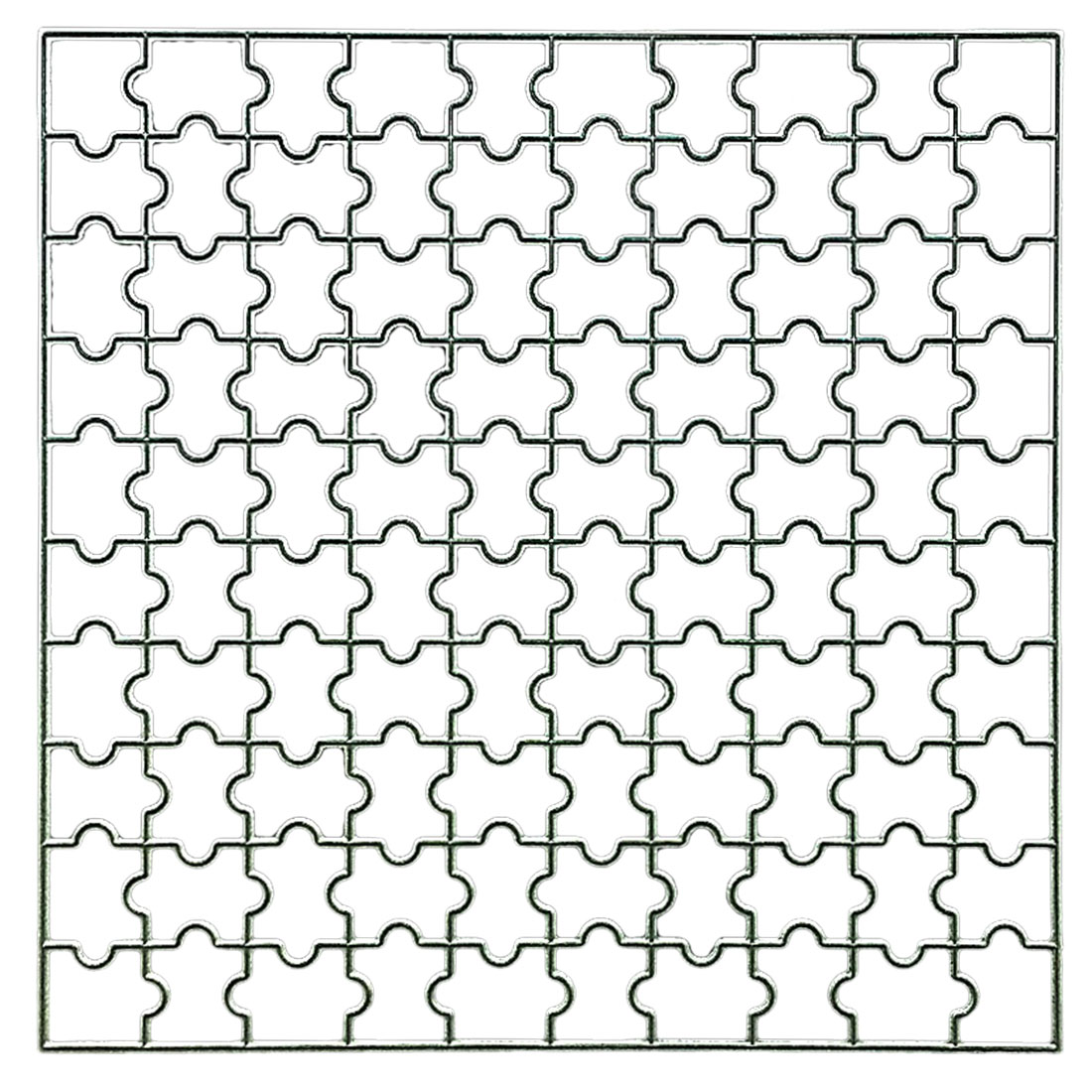 153 Mm Puzzel Stansmessen Scrapbooking Card Craft Sterft Diy Embossing Metalen Stencil Decoratieve Sterft Cutter
