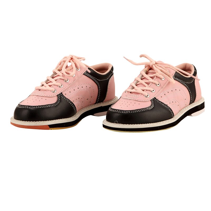 Professionelle Bowling Schuhe unisex Mikrofaser Sohle Damen Bowling Schuhe Paar lässig Sport Schuhe Baseball Schuhe: Rosa / EU40