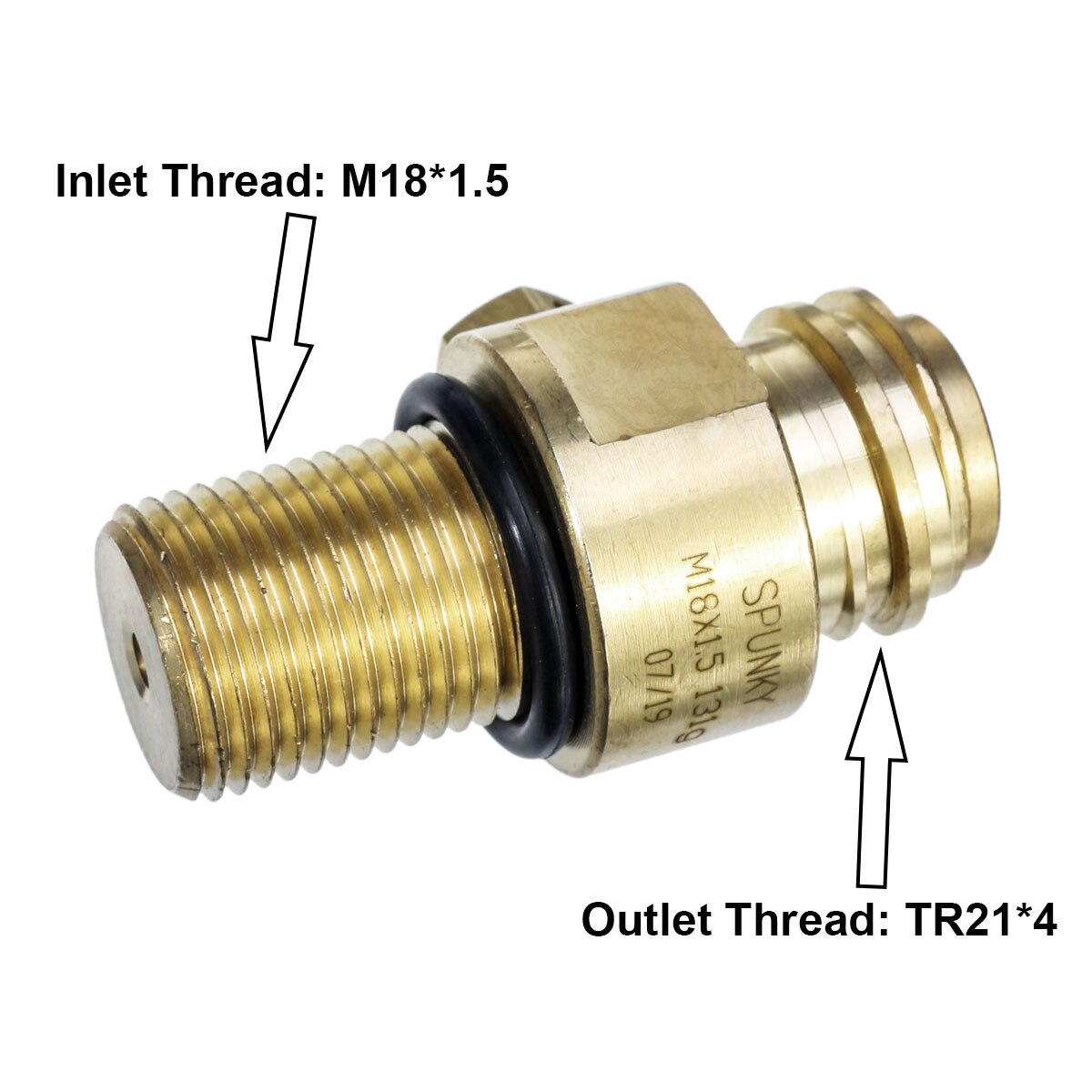 0.6L Soda Water Cylinder 150BAR/2250PSI High Pressure Aluminum Bottle Rcycled Gas Cylinder Tank with Refill Soda Adapter Valve