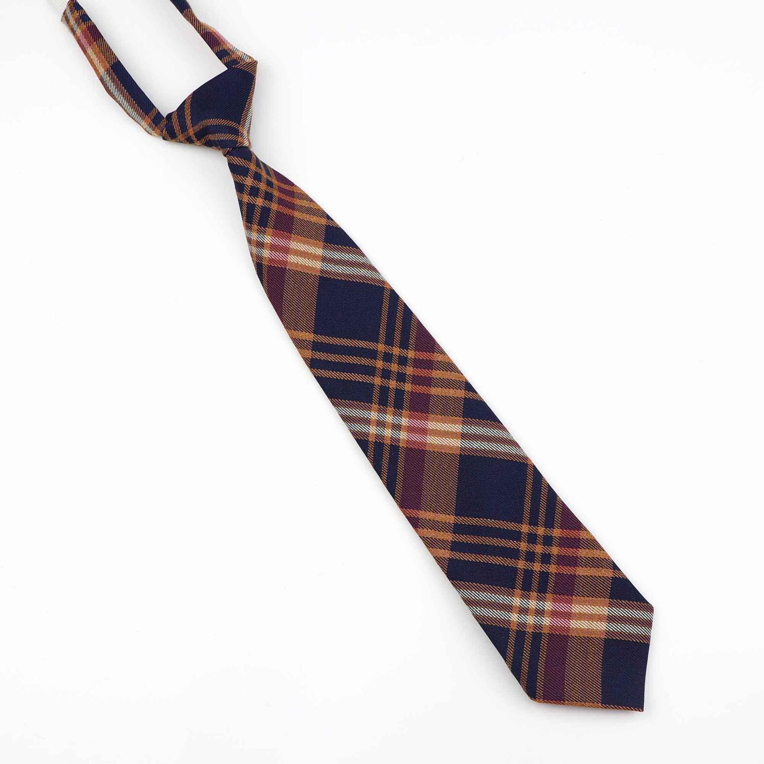 Student Lui Slim Stropdas Skinny Stripped Tie Eenvoud Elastische Band 7 Cm Breedte 33 Cm Lengte Partij Formele Mannen kids Banden: 9
