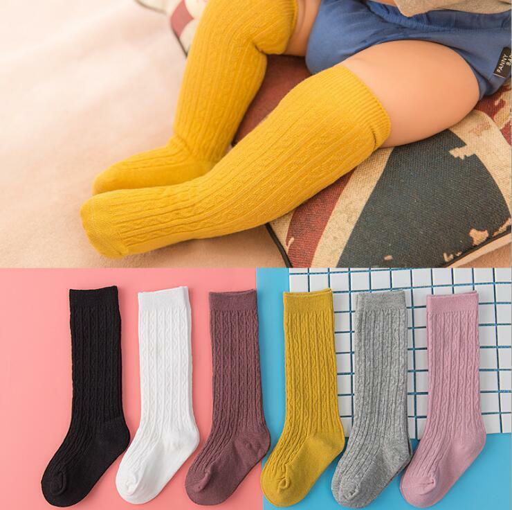 0-3Y Kleinkind Baby Art Strumpf Kleinkinder Mädchen Jungen Knie hoch fest betroffen Socken Bein Wärmer Strümpfe