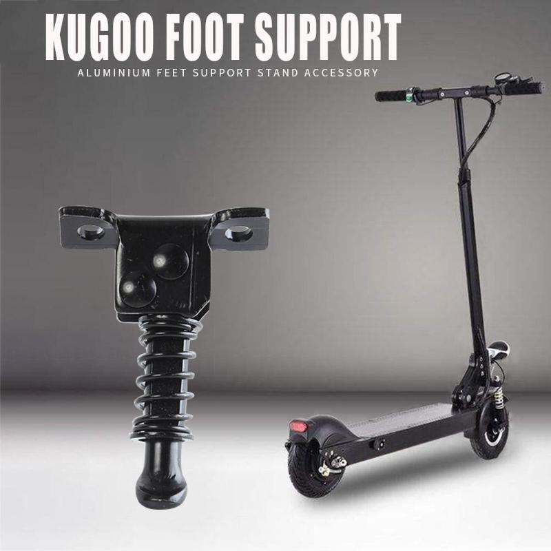 1Pc Aluminium Elektrische Scooter Kickstand Side Ondersteuning Parking Stand Beugel Voor Kugoo Elektrische Scooter Skateboard S1 S2 S3