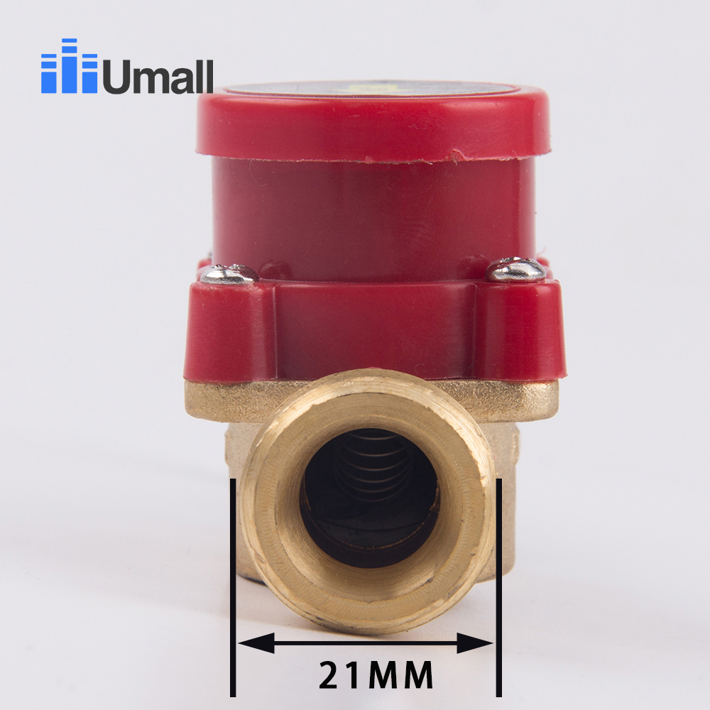HT60 filetage G1/2 20MM interrupteur de débit d'eau Hall contrôle de pression automatique connecteur Valve Maintenance capteur de système de chauffage solaire