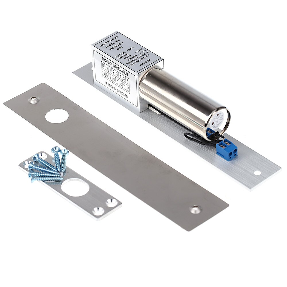 12v Small 2-Lines Electric Bolt Lock Holding Force Access Control Door Lock Electronic Lock For Access Control