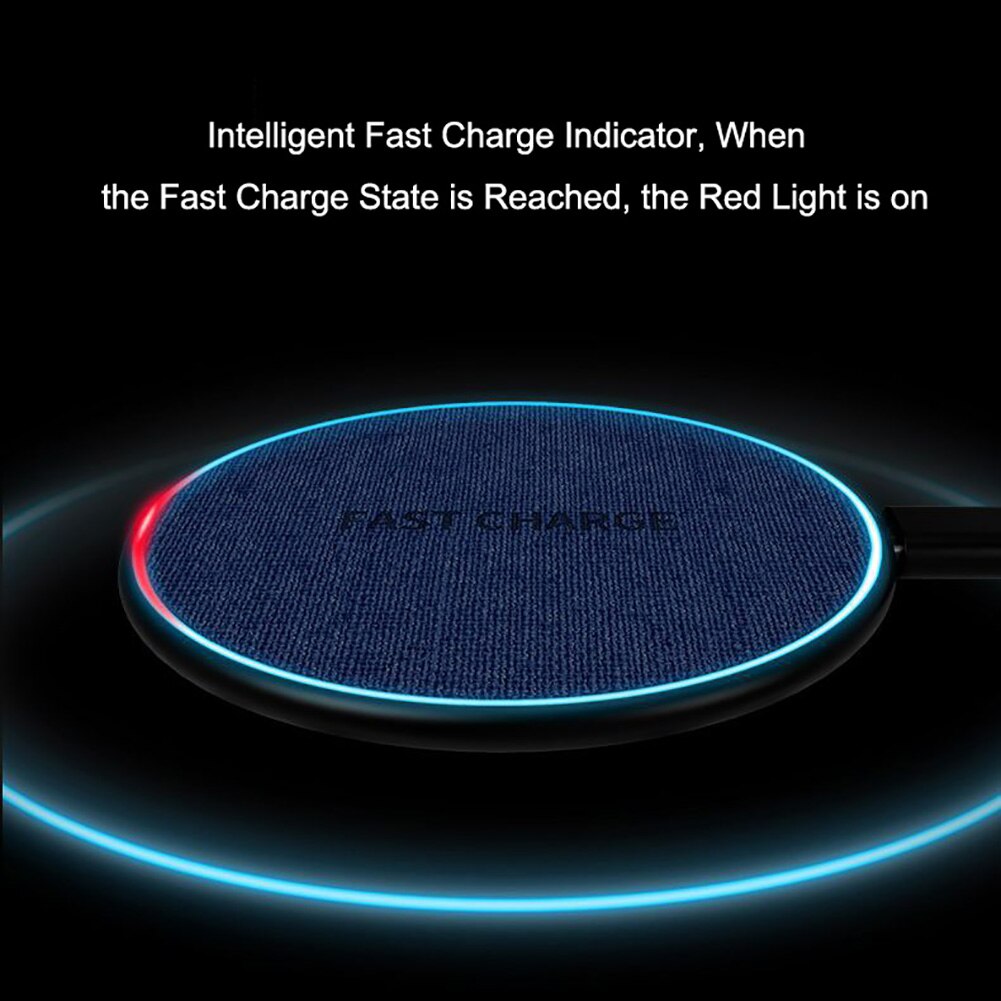 Universal 15W Quick Wireless Charging Pad Wireless Fast Charger For iPhone Huawei Samsung