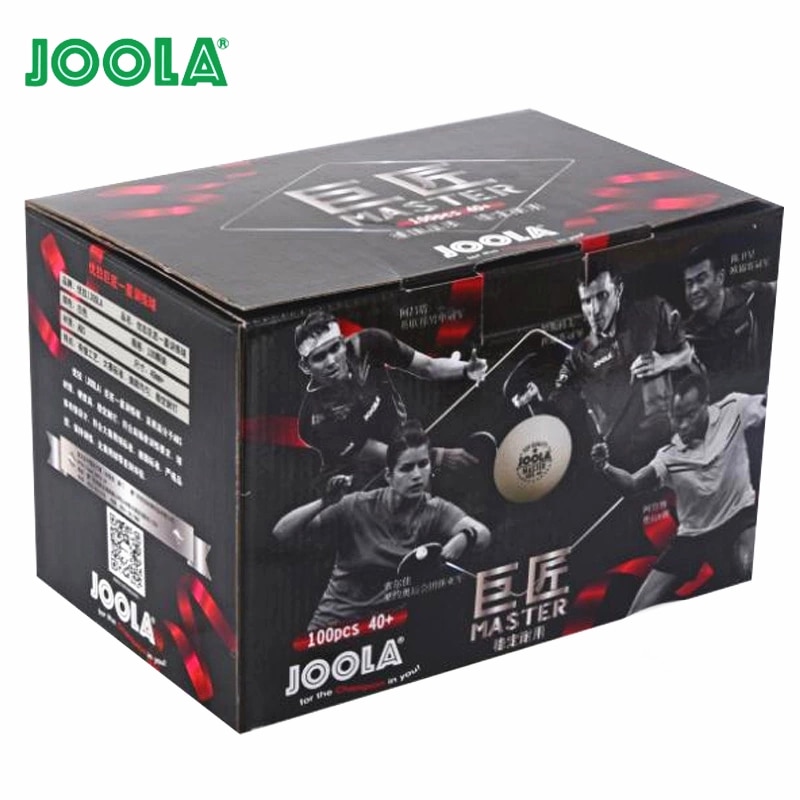 JOOLA-pelota de tenis de mesa, material de plástico polivinílico cosido, 40 + bolas de ping pong, 100 bolas, ABS, 1 Estrella, maestro de entrenamiento