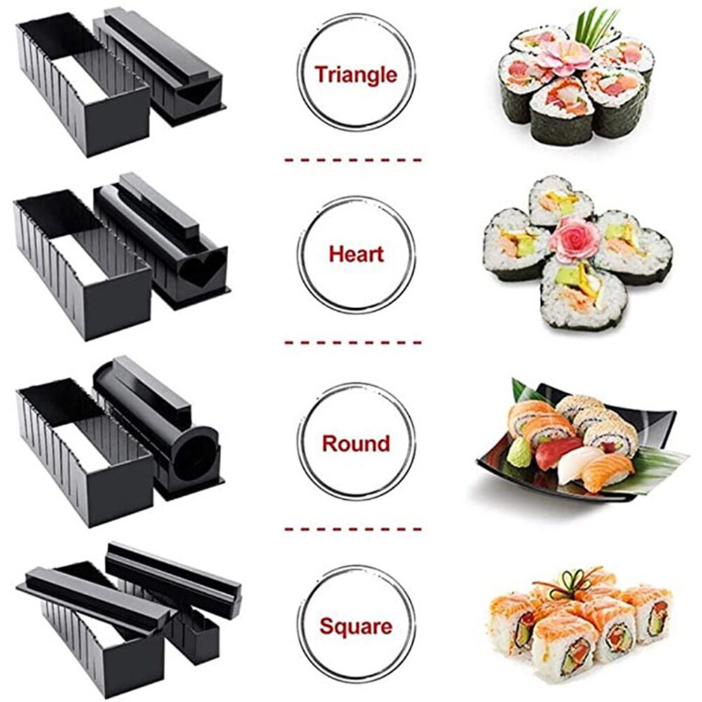 Kit Sushi Bazooka à Piston - Pour Faire Des Rouleaux De Riz Et Légumes Facilement