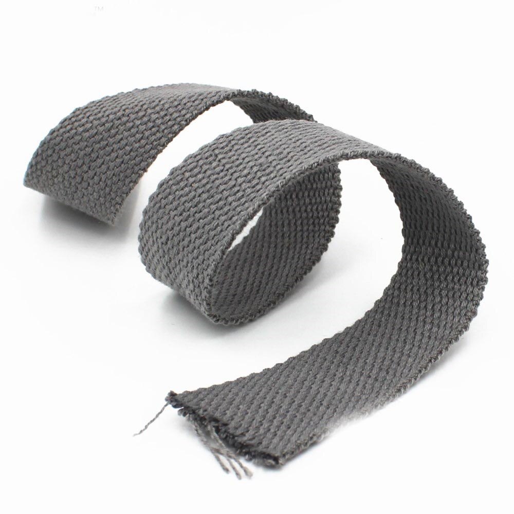 8 jardów 25mm 1.5mm gruba poliestrowa taśma bawełniana taśma plecak płócienny wstążki do ubrania DIY etykiety akcesoria do szycia dekoracji: DarkGray