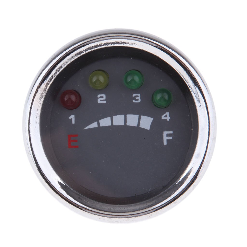 24V Motorrad Runde Analog Ladezustand Der Batterie Anzeige Meter