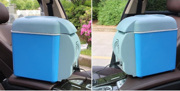 mini 12v Car refrigerator 7.5 liters family car with a cold boxes mini fridge small refrigerator car warm cold boxes can be