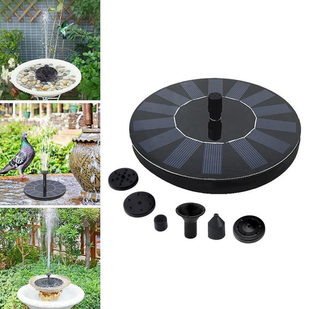 Mini Solar- Energie Brunnen Garten Schwimmbad Teich 16 * Wasser Deko draussen Vogel Pumpe 1cm Solar- Brunnen Garten Schlecht Tafel Flo L5C2