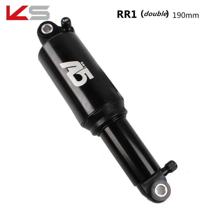 KS A5-RR1 Góra rower powietrze tylny amortyzator podwójny/pojedynczy powietrze Chambe 125/150/165/190mm miękki regulowany tylny amortyzator: 190mm podwójnie