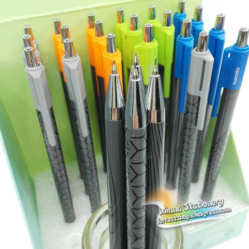 (6 Pieces/Lot) Cute Korean Stationery Plastic Mechanical Pencil 0.5mm 0.7mm Drawing Pencils For School Office Stationery MP6833